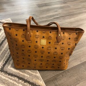 Authentic MCM shopper bag